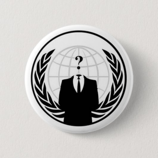 Anon Knopf Button (Vorderseite)