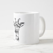 Anonimal 2 Jumbo-Tasse (Vorderseite Rechts)