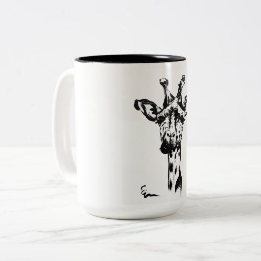 Anonimal 2 zweifarbige tasse (Vorderseite Links)