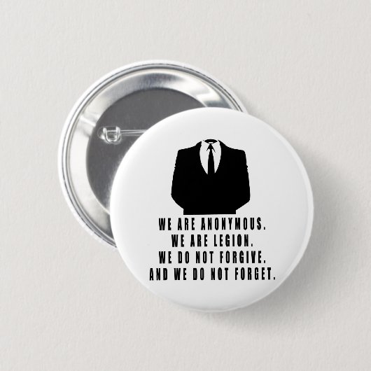 Anonym Button (Vorne & Hinten)