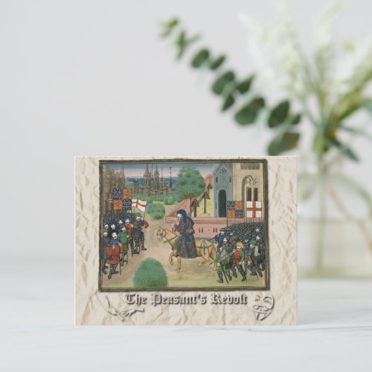 Anonym: Die Revolte der Bauern Postkarte (Stehend Vorderseite)