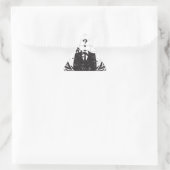 anonym dreieckiger aufkleber (Tasche)