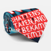 Anonym im Netz Krawatte (Gerollt)