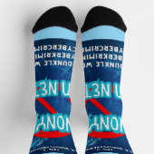 Anonym im Netz  Socken (Oben)