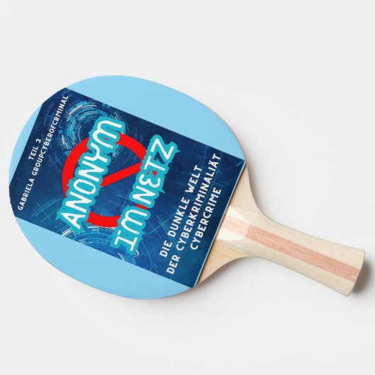 Anonym im Netz  Tischtennis Schläger (Seitenansicht)