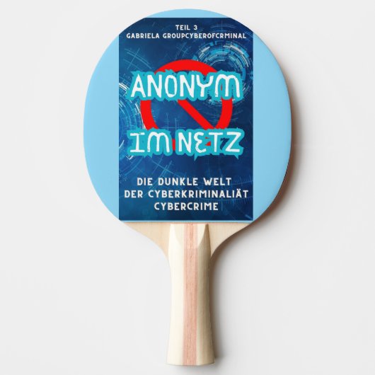Anonym im Netz Tischtennis Schläger (Vorderseite)
