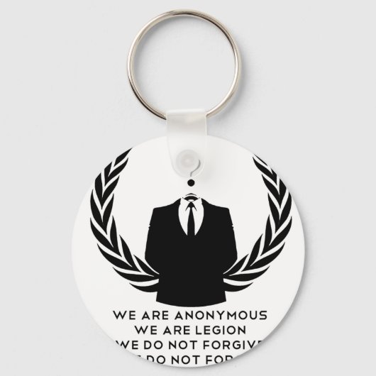 anonym schlüsselanhänger (Vorderseite)