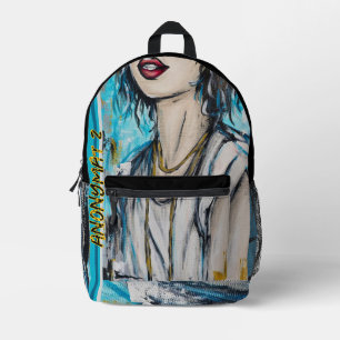 Anonymat 2 Print Cut Sew Bag Bedruckter Rucksack