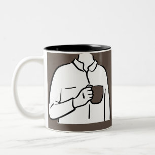 Anonyme Brew-Tasse - Perfekt für Koffeinliebhaber" Zweifarbige Tasse
