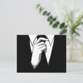 Anonyme Crew Postkarte (Stehend Vorderseite)