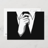 Anonyme Crew Postkarte (Vorne/Hinten)