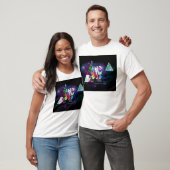 Anonyme Pyramide-Farbe T-Shirt (Unisex)