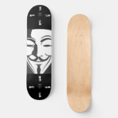 Anonyme Skateboard (benutzerdefinierbar) (Vorderseite)