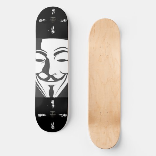 Anonyme Skateboard (benutzerdefinierbar) (Vorderseite)