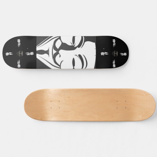 Anonyme Skateboard (benutzerdefinierbar) (Horizontal)