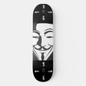 Anonyme Skateboard (benutzerdefinierbar) (Vorderseite)