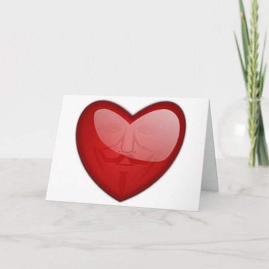 Anonyme Valentine Feiertagskarte (Vorderseite)