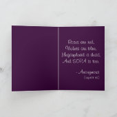 Anonyme Valentintagskarte Feiertagskarte (Innenseite)