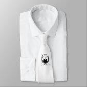 Anonyme weiße Krawatte (Logo) (Gebunden)