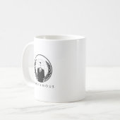 Anonyme weiße Tasse (Logo) (Vorderseite Links)