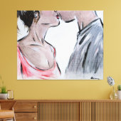 Anonyme zu zweit 2 leinwanddruck (Insitu (Wohnzimmer))