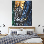 Anonyme zu zweit 3 leinwanddruck (Insitu (Schlafzimmer))