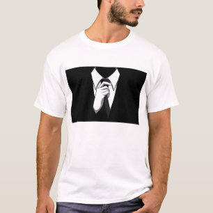 Anonymer Anzug T-Shirt