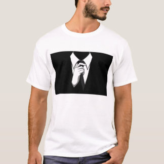 Anonymer Anzug T-Shirt