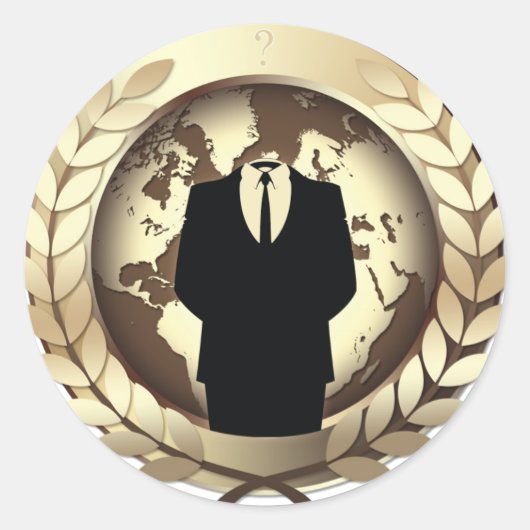 Anonymer Aufkleber (Vorderseite)