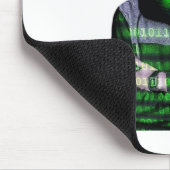 Anonymer Internet-Hacker Mousepad (Ecke)
