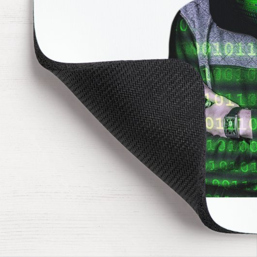 Anonymer Internet-Hacker Mousepad (Ecke)