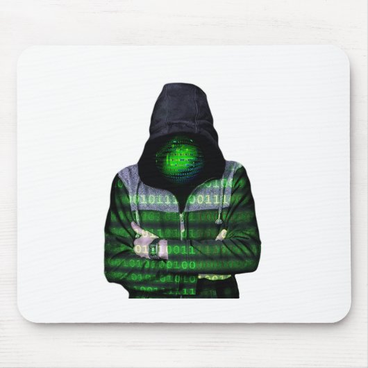 Anonymer Internet-Hacker Mousepad (Vorne)