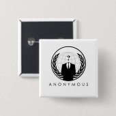 Anonymer Knopf Button (Vorne & Hinten)
