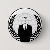 Anonymer Knopf Button (Vorderseite)