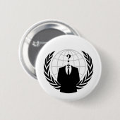 Anonymer Patriotismus Button (Vorne & Hinten)