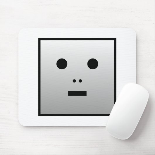 Anonymer Robot Mousepad (Mit Mouse)