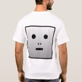 Anonymer Robot T-Shirt (Rückseite)