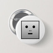 Anonymer Roboter - Anpassbar Button (Vorne & Hinten)