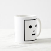 Anonymer Roboter - II Kaffeetasse (VorderseiteRechts)