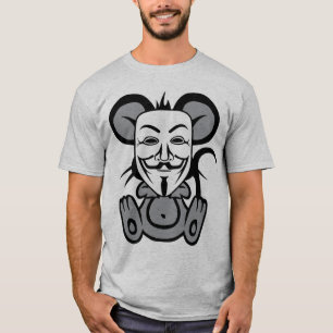 anonymer Schaum Maus 2 Humour Geek T-Shirt