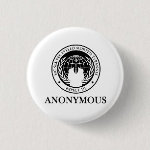 Anonymer Sic Semper Evello Mortem Tyrannis Button