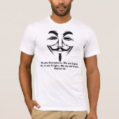 Anonymes antirepublikanisches T-Shirt (Vorderseite)