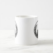 Anonymes internationales Logo Kaffeetasse (Mittel)