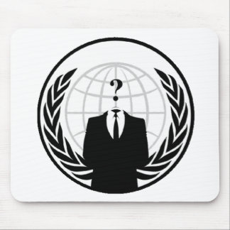 Anonymes internationales Logo Mousepad