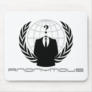 Anonymes Mousepad Weiß
