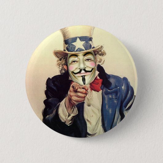 Anonymes Sam Button (Vorderseite)