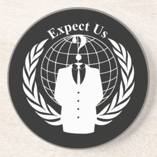 Anonymes Siegel Sandstein Untersetzer