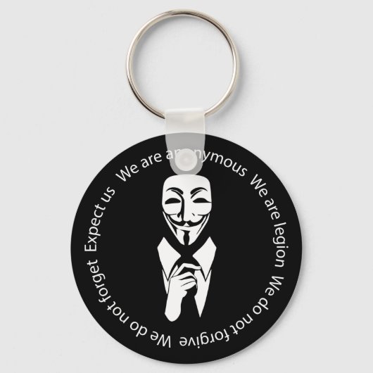Anonymes Siegel Schlüsselanhänger (Vorderseite)