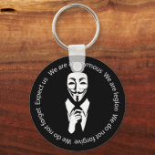 Anonymes Siegel Schlüsselanhänger (Vorderseite)