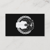 Anonymes Siegel Visitenkarte (Rückseite)